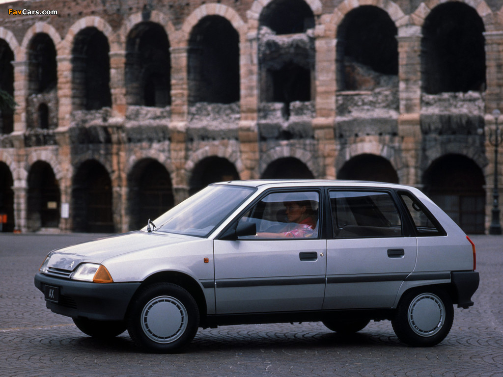 Citroen AX 11 TRE 5-door 1987–89 wallpapers (1024 x 768)