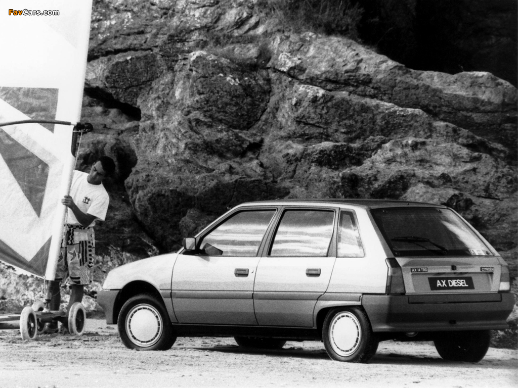 Citroën AX 5-door 1988–91 pictures (1024 x 768)