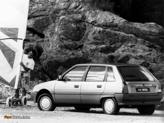 Citroën AX 5-door 1988–91 pictures (640 x 480)