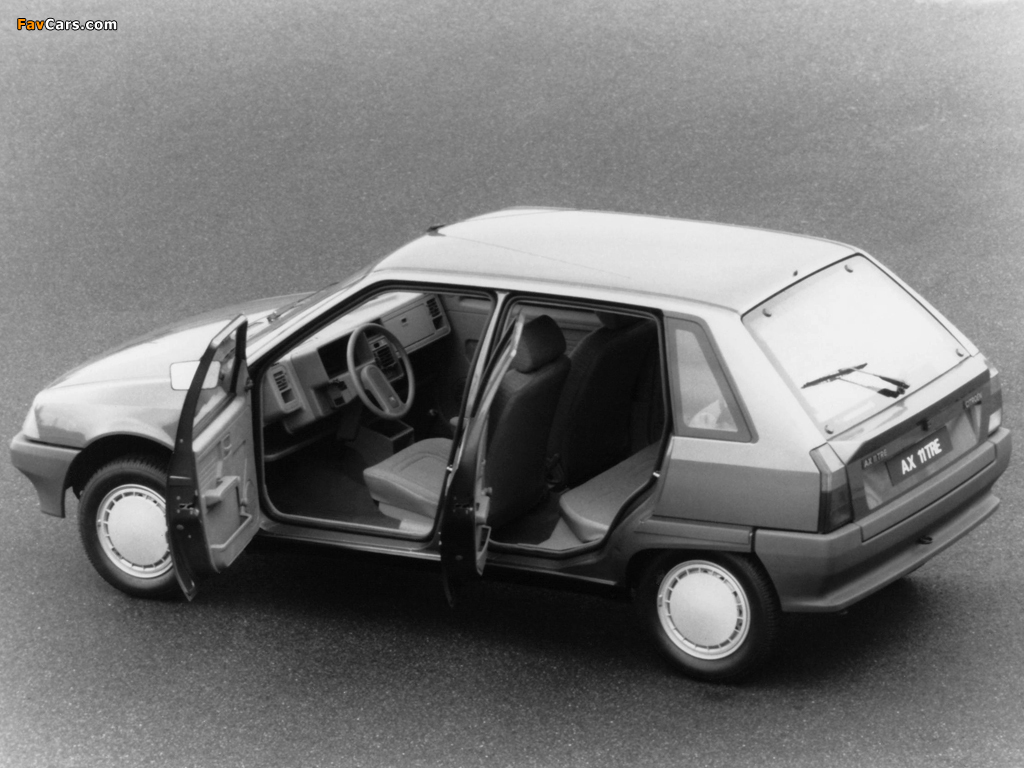 Citroën AX 5-door 1988–91 pictures (1024 x 768)
