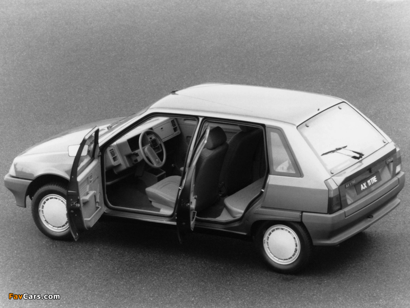 Citroën AX 5-door 1988–91 pictures (800 x 600)