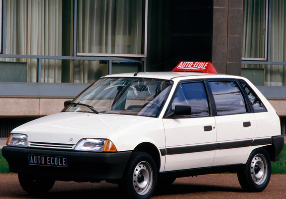 Citroën AX Auto Ecole 5-door 1988–91 wallpapers