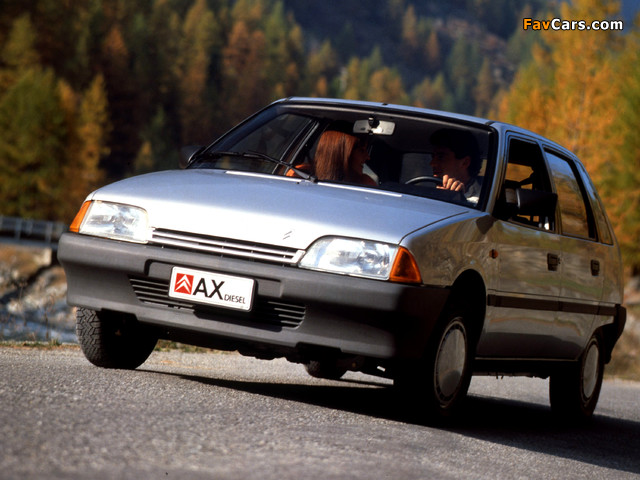 Citroën AX 14 TRD 5-door 1989–91 photos (640 x 480)