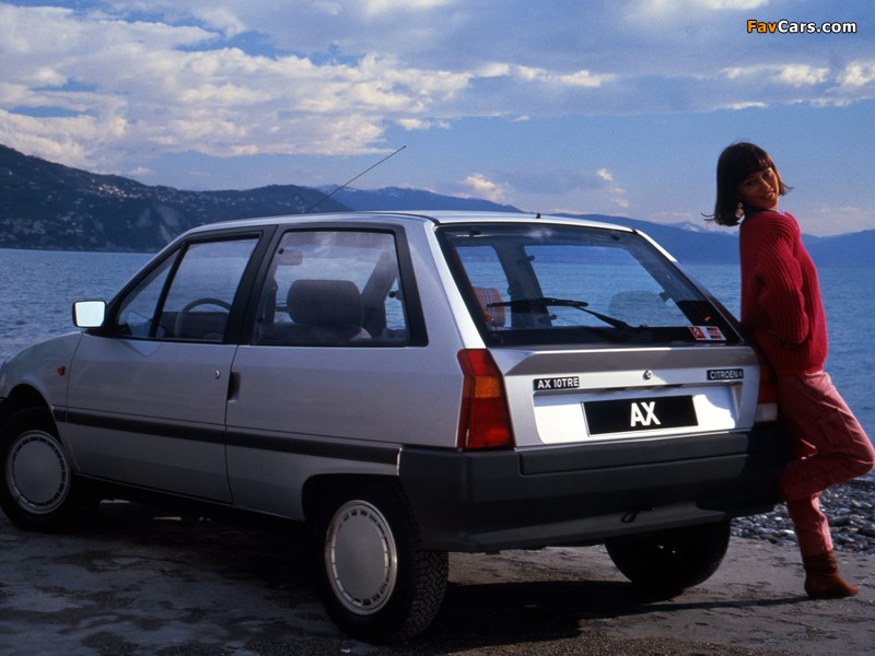 Citroën AX 10 TRE 3-door 1989–91 images (800 x 600)