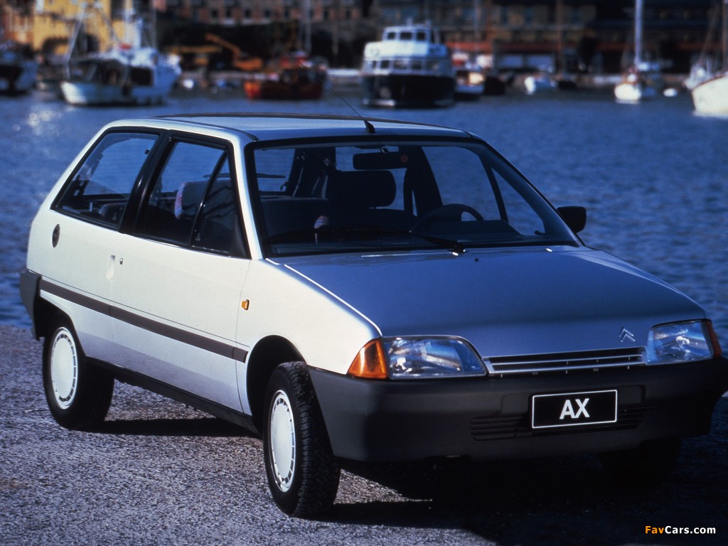 Citroën AX 10 TRE 3-door 1989–91 photos (1024 x 768)