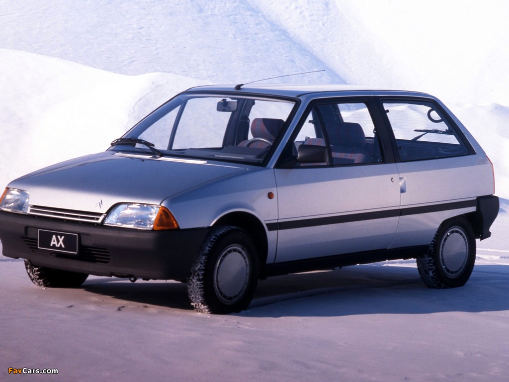Citroën AX 10 TRE 3-door 1989–91 photos (1024 x 768)