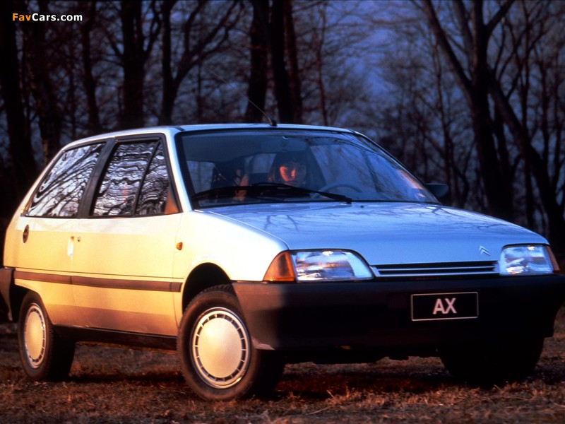 Citroën AX 10 TRE 3-door 1989–91 wallpapers (800 x 600)