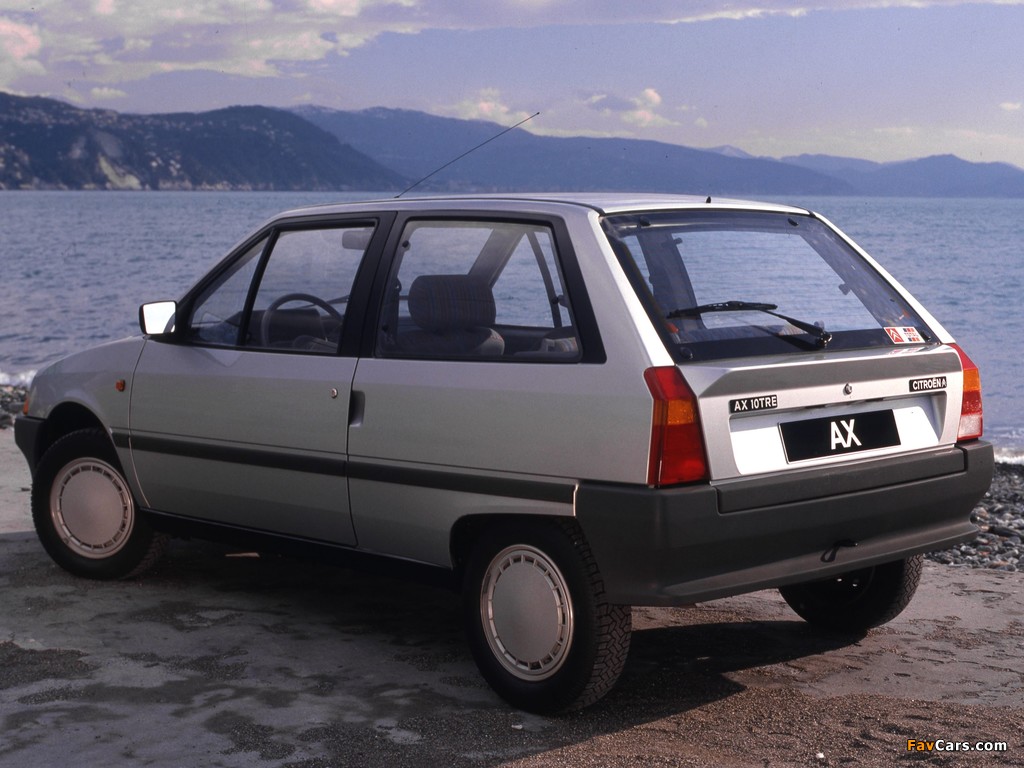 Citroën AX 10 TRE 3-door 1989–91 wallpapers (1024 x 768)