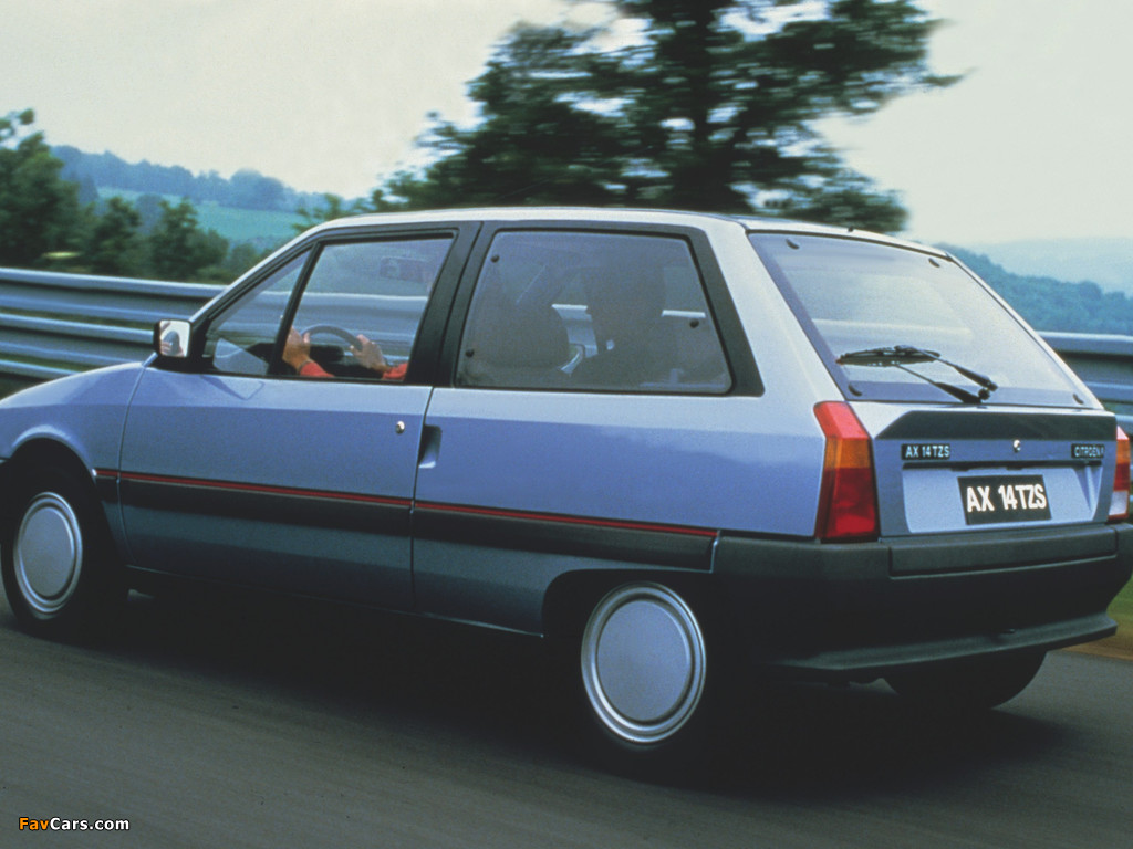 Images of Citroën AX 14 TZS 3-door 1986–88 (1024 x 768)