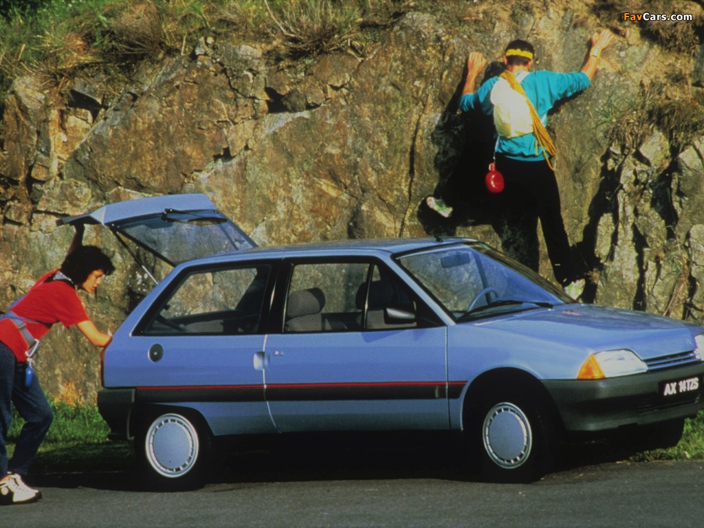 Photos of Citroën AX 14 TZS 3-door 1986–88 (1024 x 768)