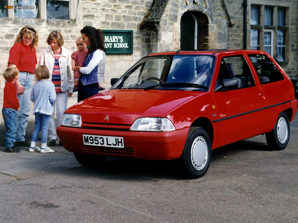Photos of Citroën AX 3-door UK-spec 1991–98 (1024 x 768)