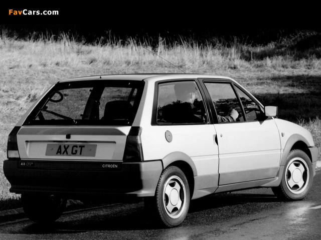 Pictures of Citroën AX GT 3-door UK-spec 1986–91 (640 x 480)