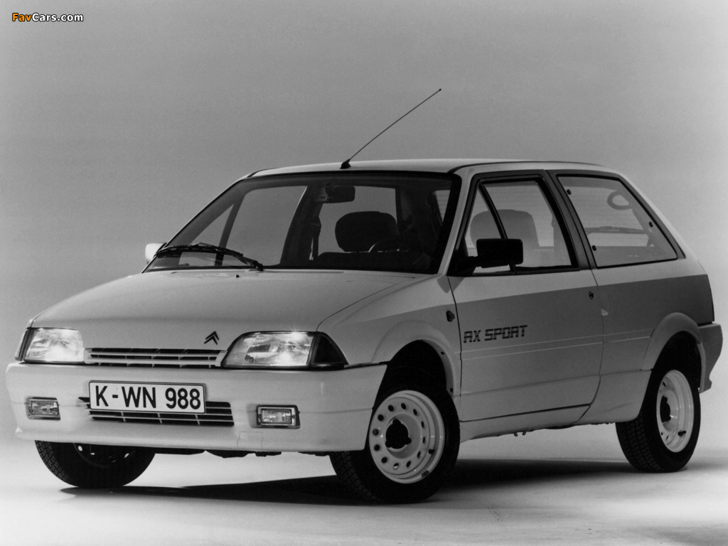 Pictures of Citroën AX Sport 1987 (1024 x 768)