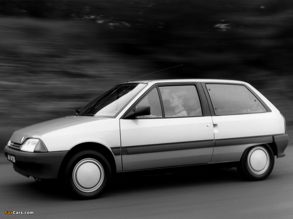 Citroën AX 3-door 1986–91 wallpapers (1024 x 768)