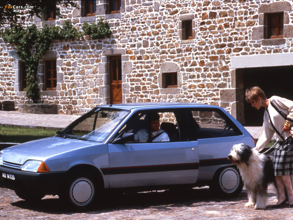 Citroën AX 14 TZS 3-door 1986–88 wallpapers (1024 x 768)