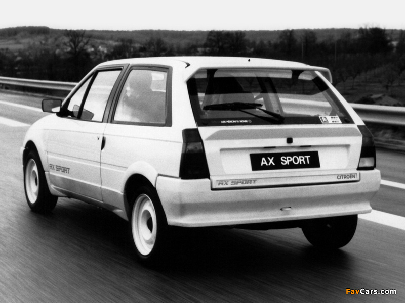 Citroën AX Sport 1988–91 wallpapers (800 x 600)