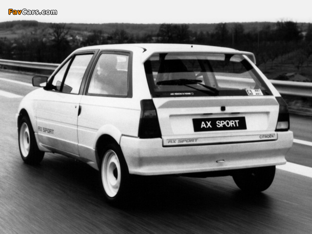 Citroën AX Sport 1988–91 wallpapers (640 x 480)