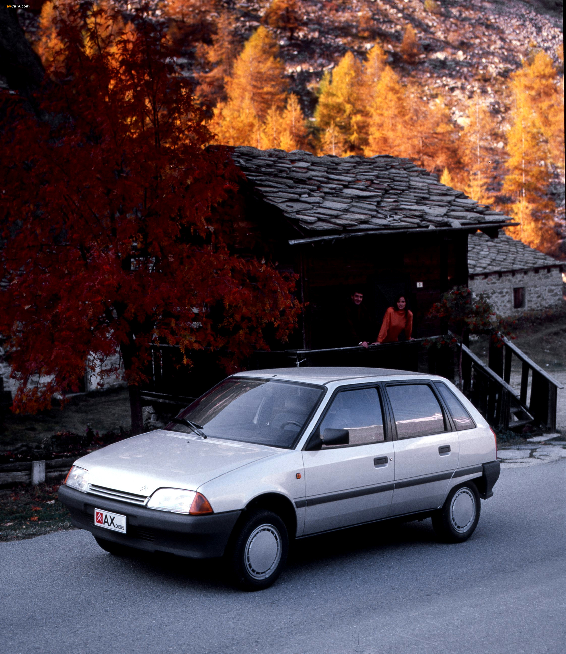 Citroën AX 14 TRD 5-door 1989–91 wallpapers (2244 x 2594)