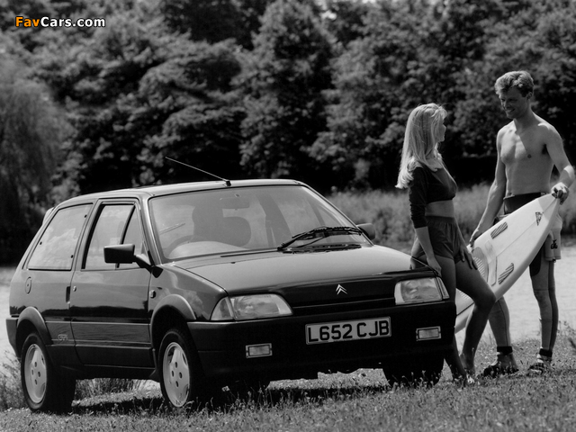 Citroën AX GTi UK-spec 1991–98 wallpapers (640 x 480)