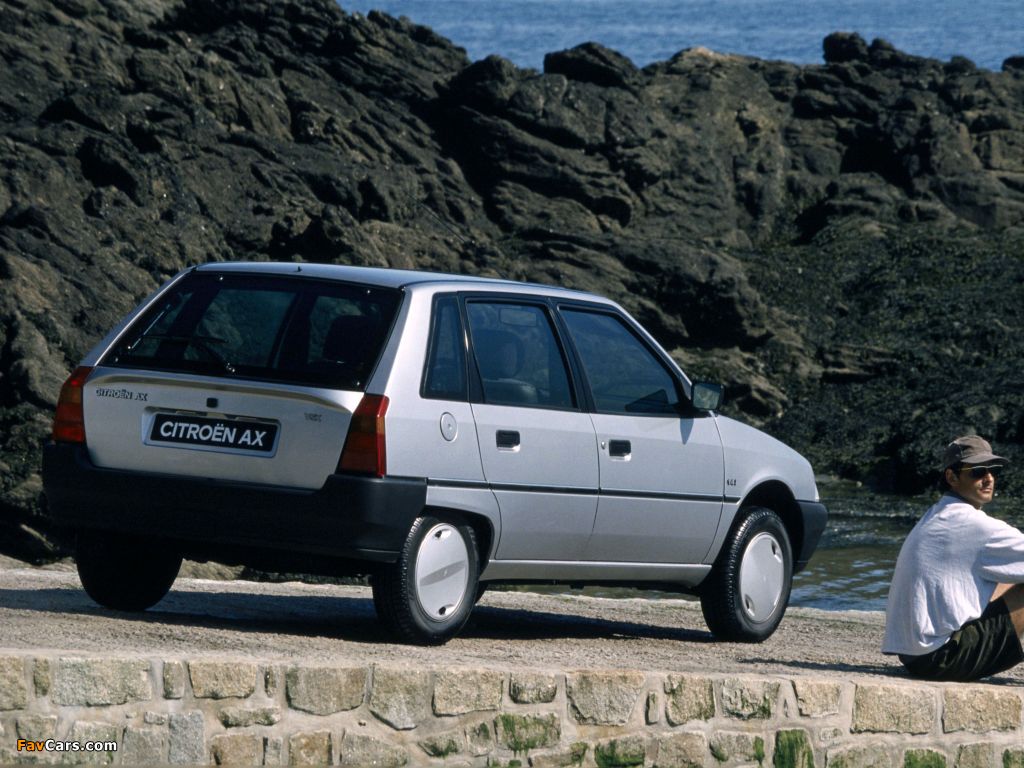 Citroën AX 5-door 1991–98 wallpapers (1024 x 768)