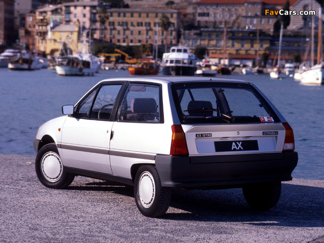 Citroën AX 10 TRE 3-door 1989–91 wallpapers (640 x 480)