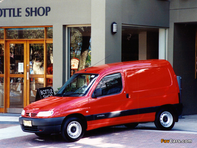 Citroën Berlingo Van AU-spec 1996–2002 images (640 x 480)