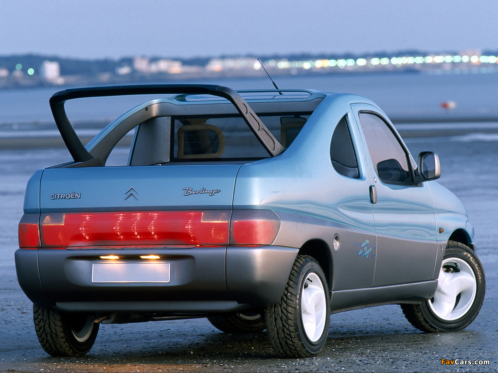 Citroën Berlingo Coupe de Plage Concept 1996 photos (1024 x 768)