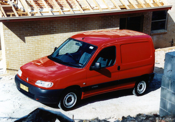 Citroën Berlingo Van AU-spec 1996–2002 wallpapers