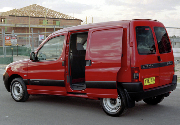 Images of Citroën Berlingo Van AU-spec 2002–09