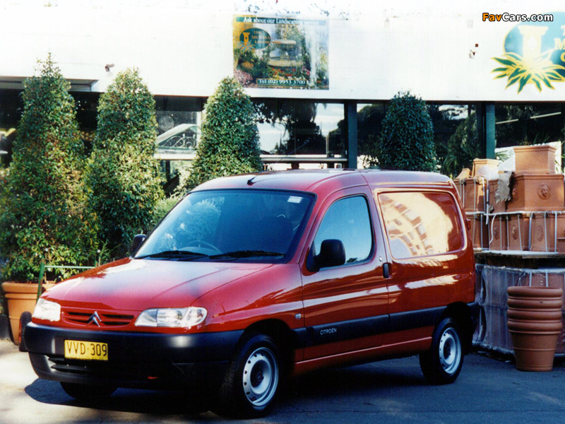 Photos of Citroën Berlingo Van AU-spec 1996–2002 (800 x 600)