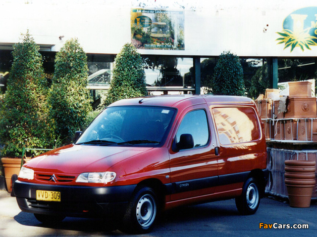 Photos of Citroën Berlingo Van AU-spec 1996–2002 (640 x 480)