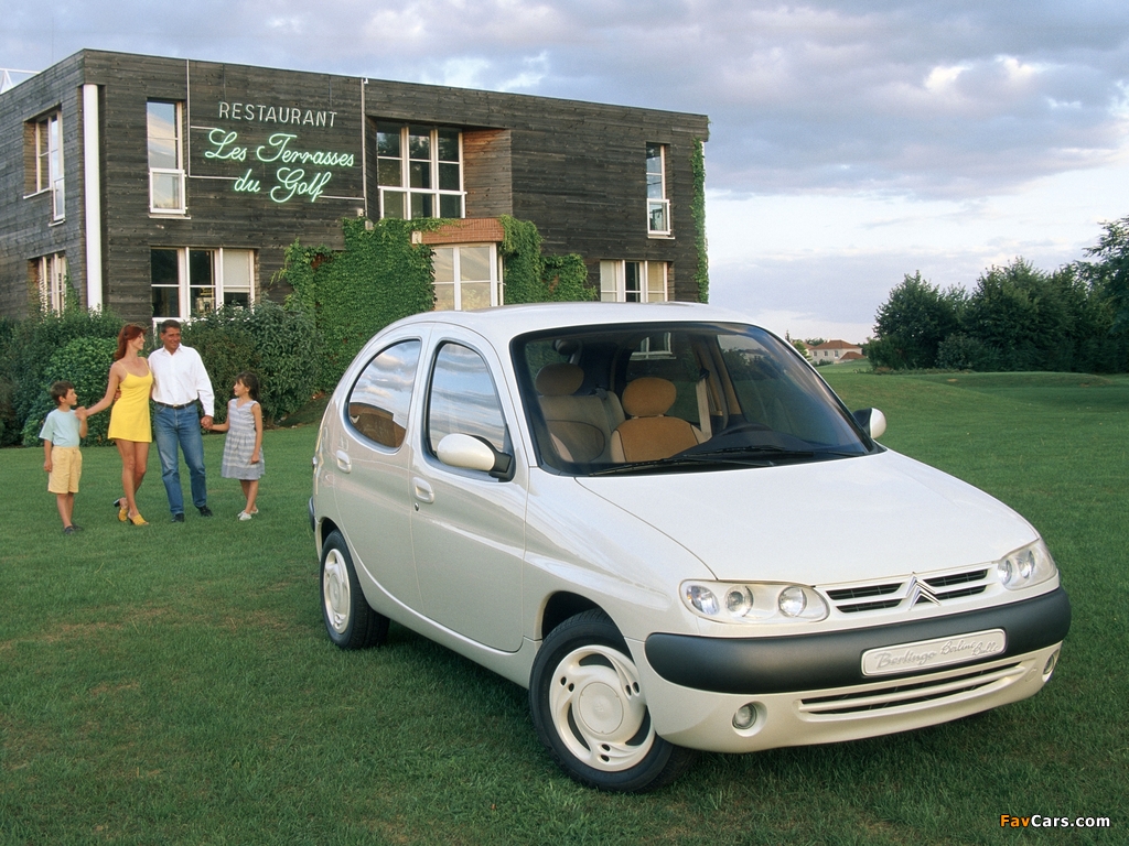 Pictures of Citroën Berlingo Berline Bulle Concept 1996 (1024 x 768)