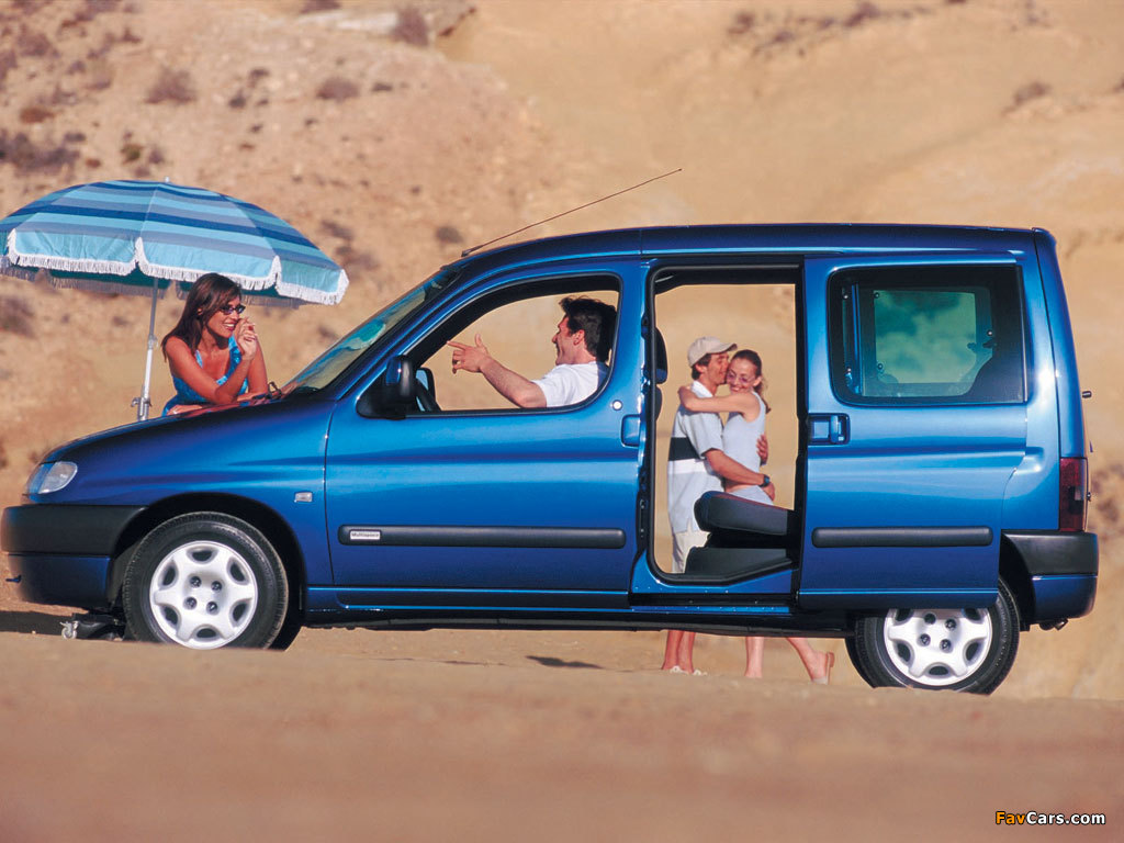 Citroën Berlingo Multispace 1996–2002 wallpapers (1024 x 768)