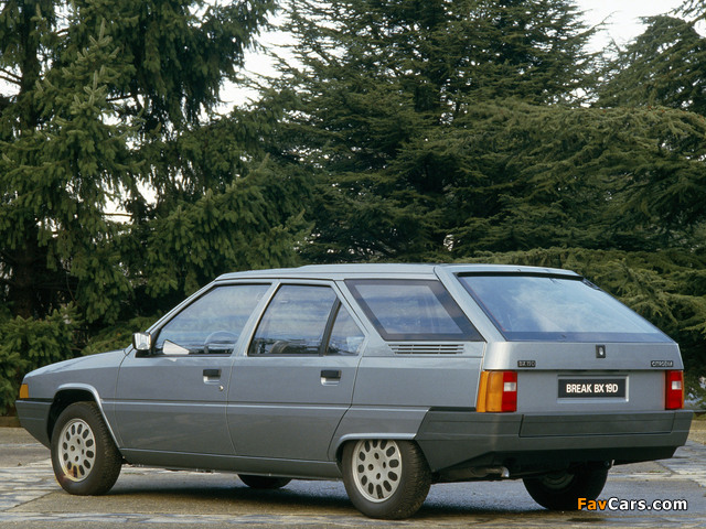 Citroën BX Break 1985–86 images (640 x 480)
