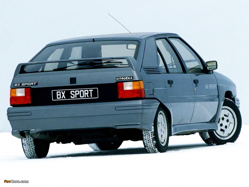 Citroën BX Sport 1986–87 images (1024 x 768)