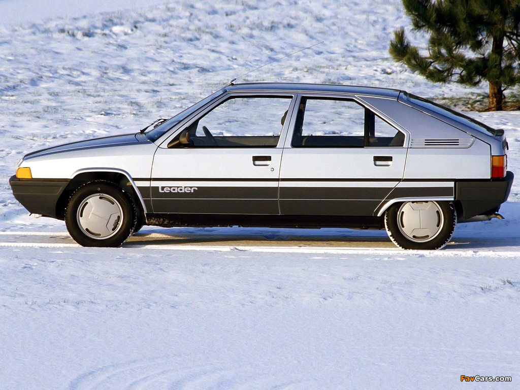 Citroën BX Leader 1986–88 photos (1024 x 768)