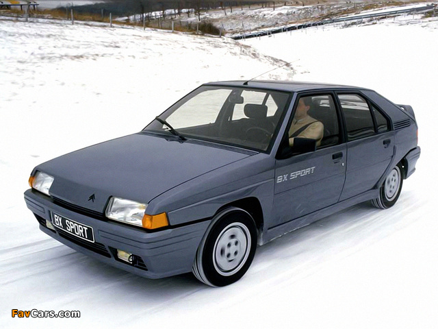 Citroën BX Sport 1986–87 photos (640 x 480)