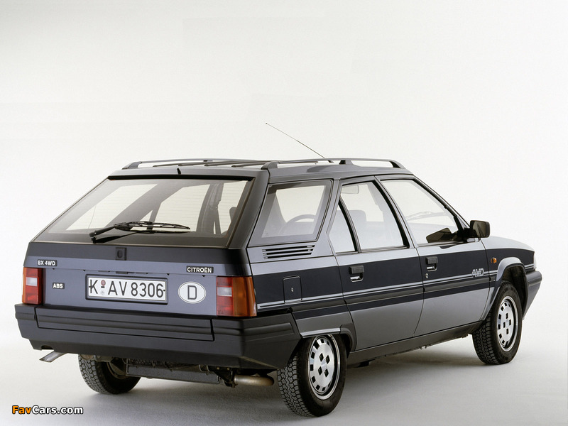 Citroën BX Break 4x4 1987–93 wallpapers (800 x 600)