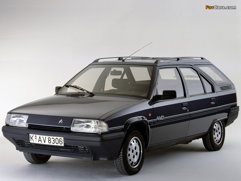 Citroën BX Break 4x4 1987–93 wallpapers (800 x 600)