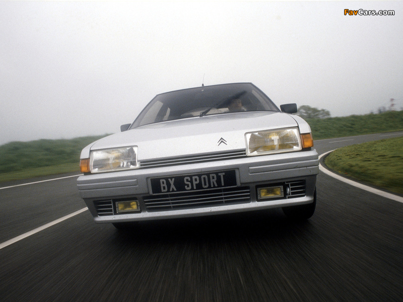 Images of Citroën BX Sport 1986–87 (800 x 600)