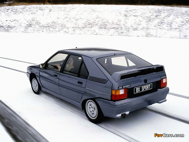 Photos of Citroën BX Sport 1986–87 (640 x 480)