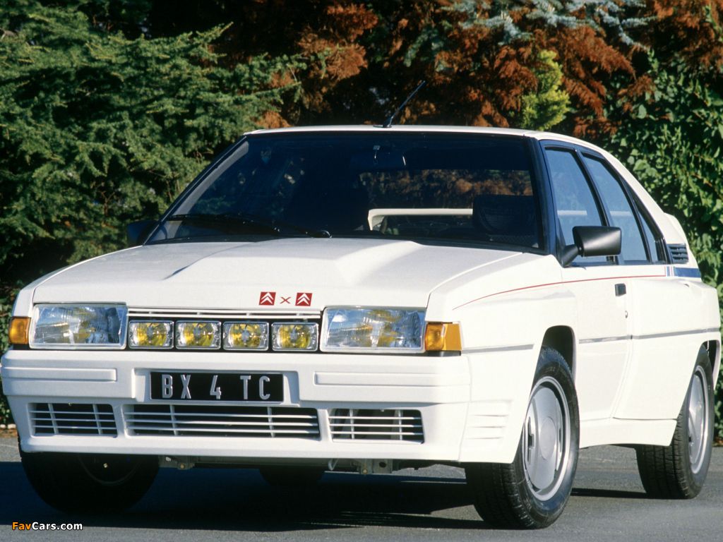 Pictures of Citroën BX 4TC 1985–86 (1024 x 768)