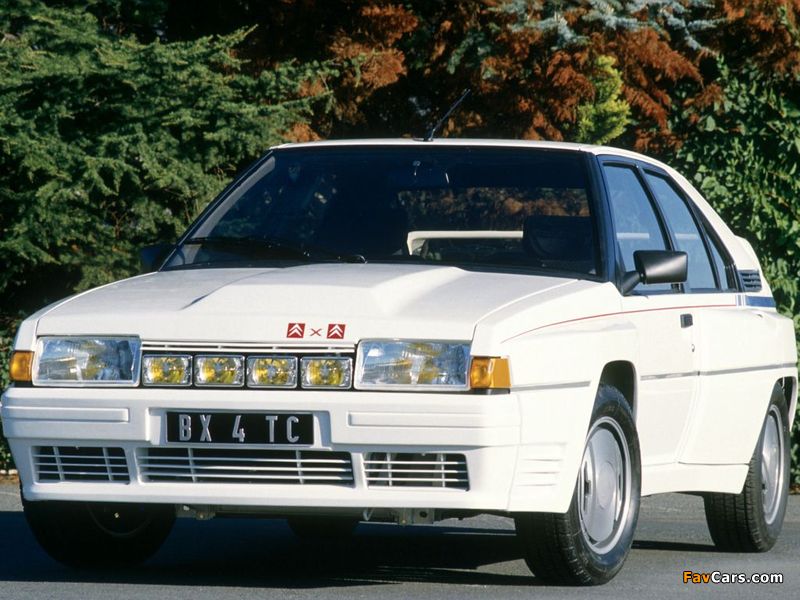 Pictures of Citroën BX 4TC 1985–86 (800 x 600)