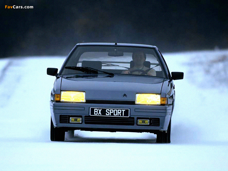 Citroën BX Sport 1986–87 wallpapers (800 x 600)