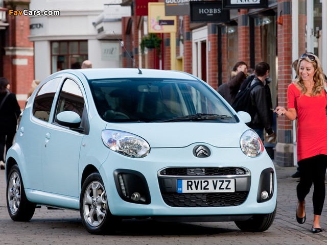 Citroën C1 5-door UK-spec 2012 pictures (640 x 480)