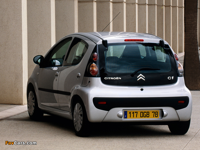 Citroën C1 5-door 2005–08 wallpapers (640 x 480)