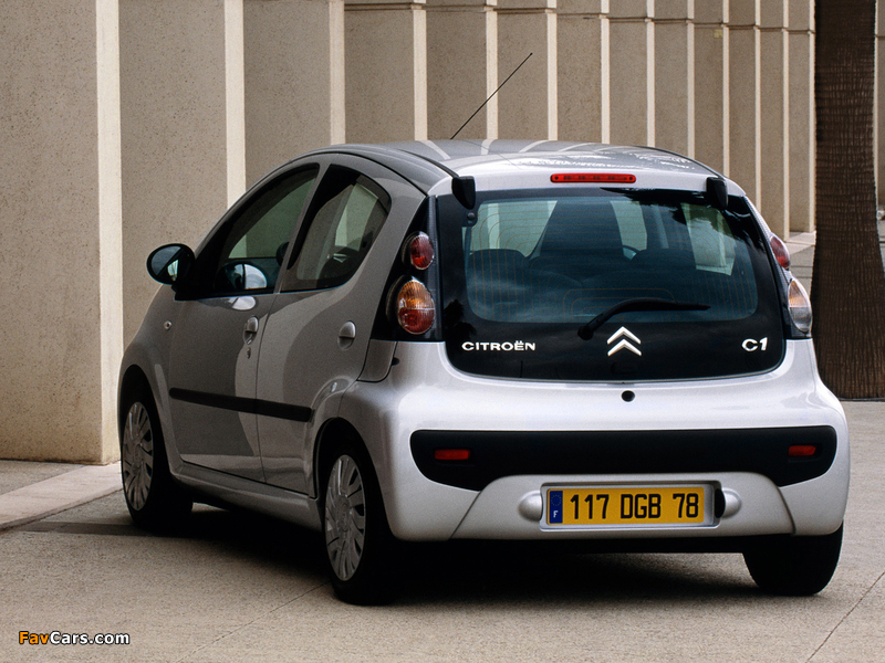 Citroën C1 5-door 2005–08 wallpapers (800 x 600)