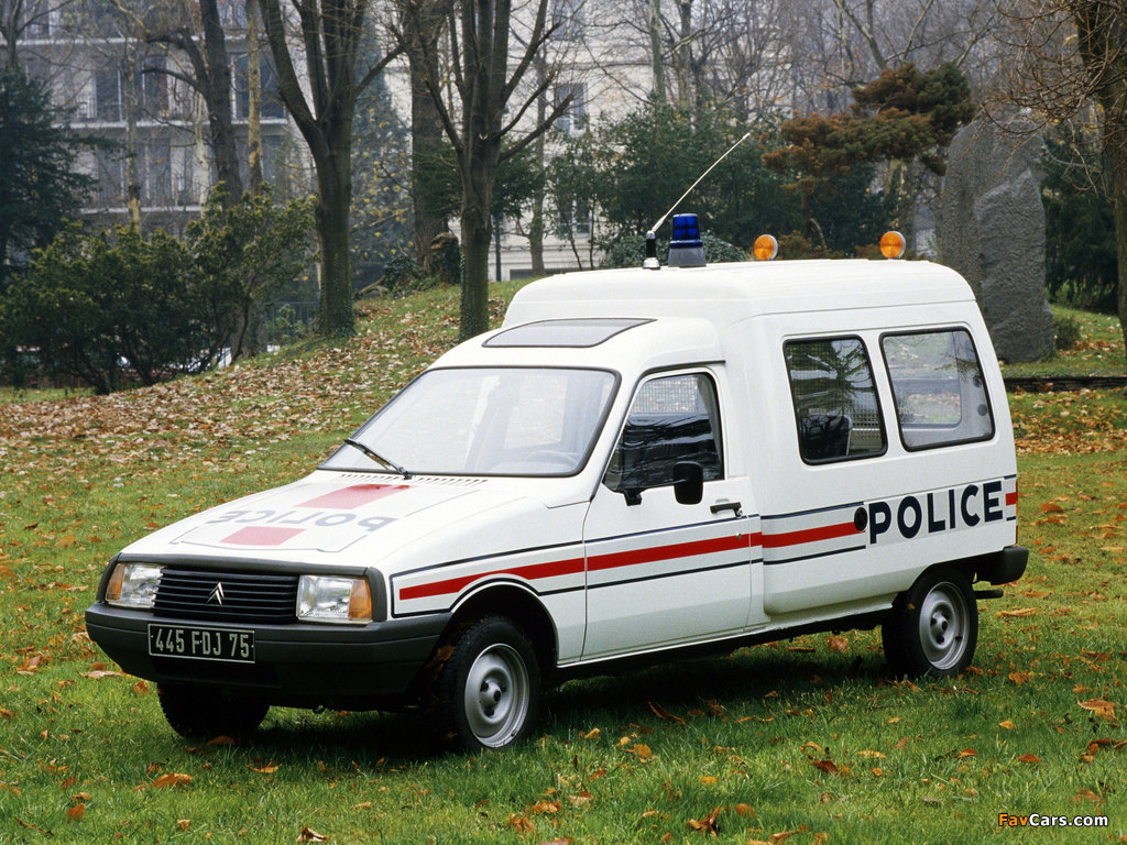 Citroën C15 Police 1984–2005 wallpapers (1024 x 768)