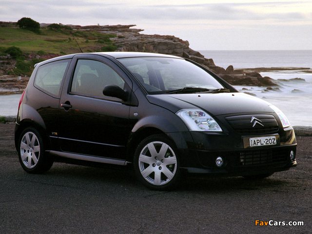 Citroën C2 VTR AU-spec 2003–08 photos (640 x 480)