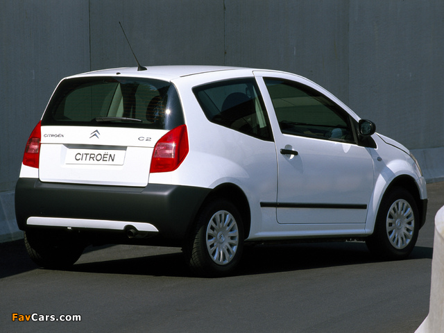 Citroën C2 Entreprise 2003–08 pictures (640 x 480)